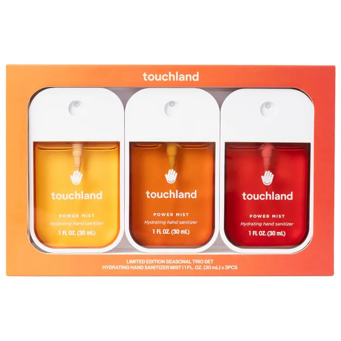 Touchland
Limited Edition Power Mist Hydrating Hand Sanitizer Seasonal Trio Set