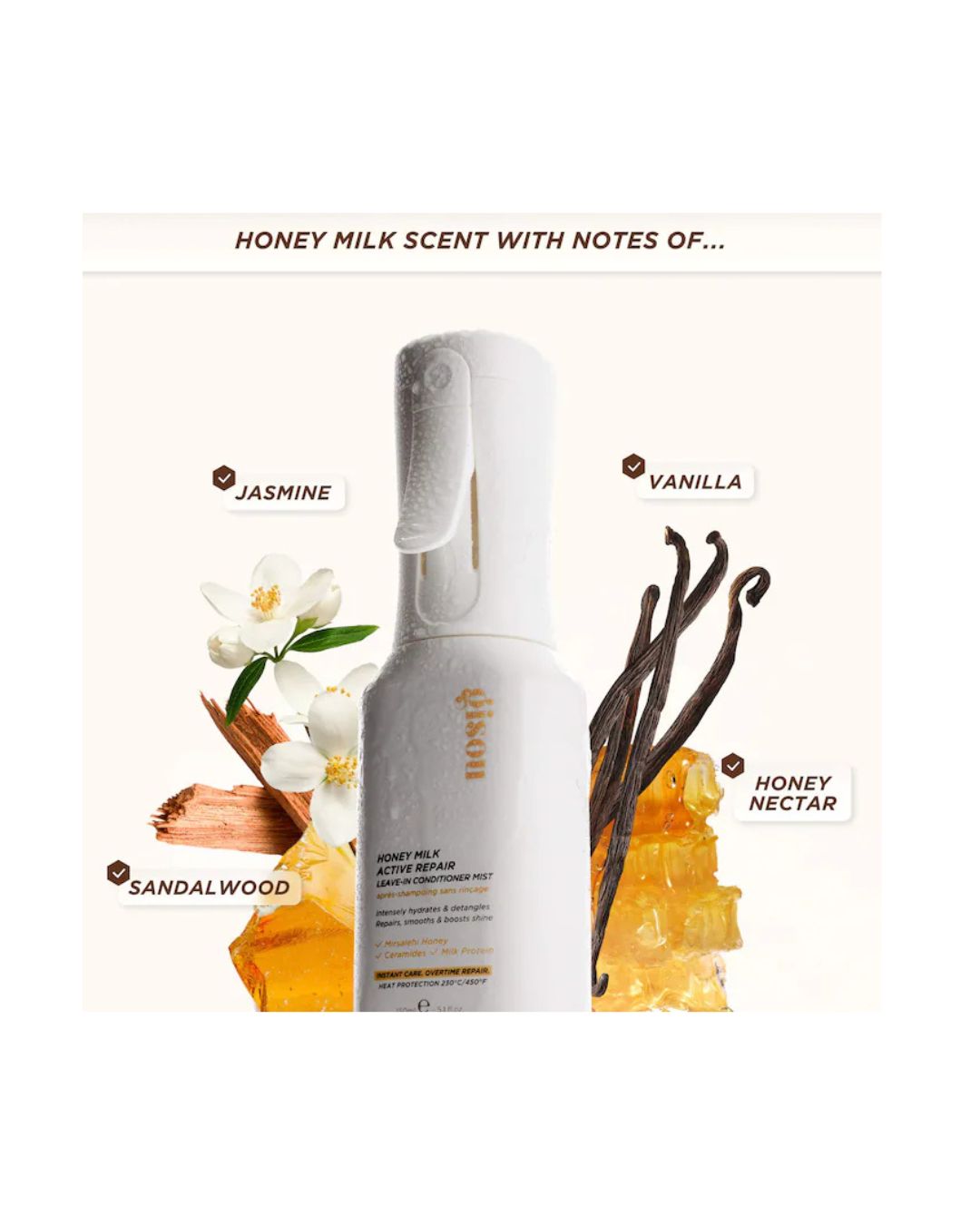 Gisou Honey Milk Active Repair Leave In Conditioner Mist