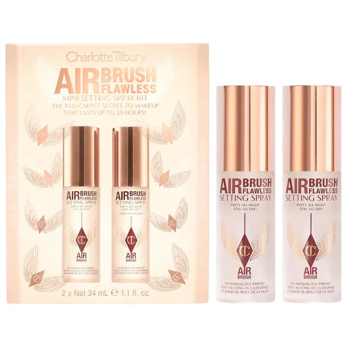 Charlotte Tilbury  Mini Airbrush Flawless Setting Spray Duo Set