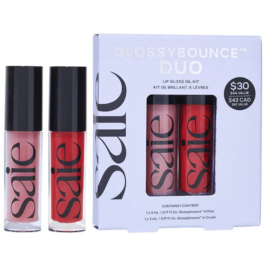 Saie Glossybounce Lip Gloss Oil Duo