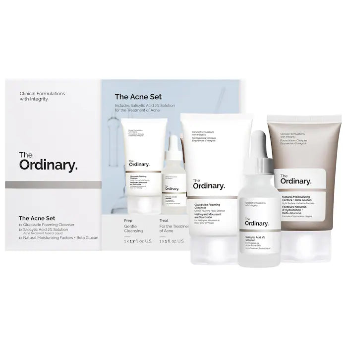 The ordinary set acné