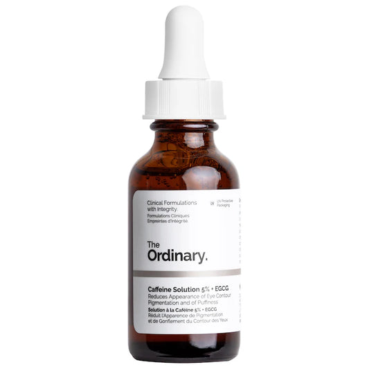 The ordinary caffeine 5%+ egcg depuffing eye serum