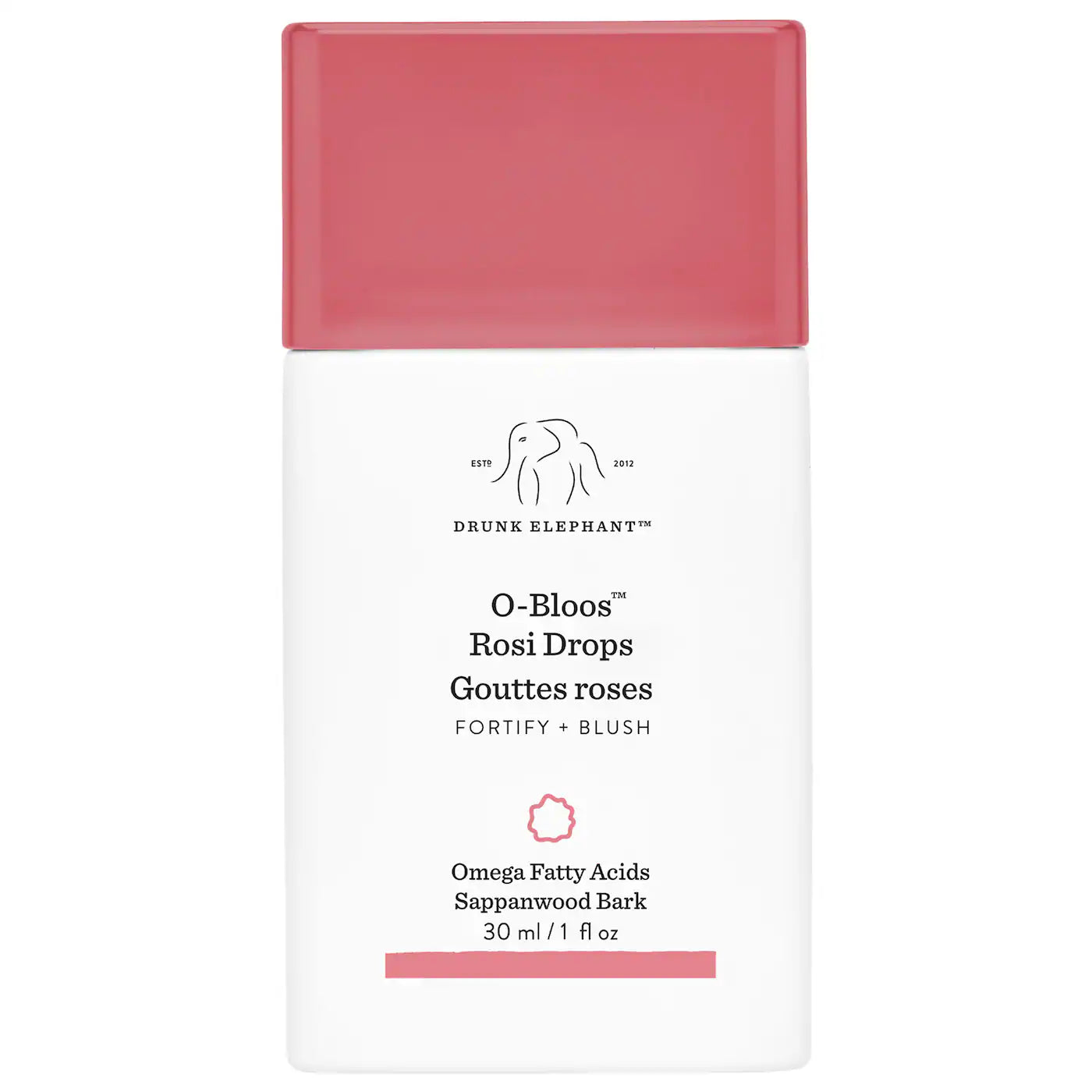 Drunk elephant o-bloos rosi glow drops with vitamin F