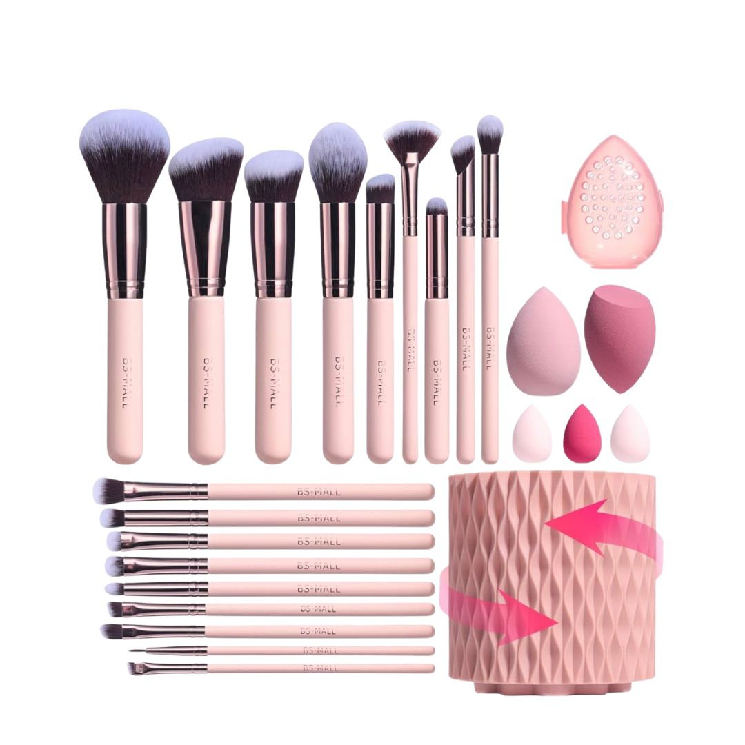 Bs Mall Makeup Brushes Premium 24 pcs - carrusel