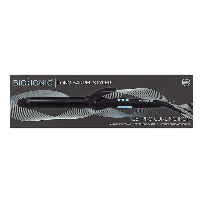 Bio Ionic Long Barrel Curling Iron 1.25" – NanoIonic MX