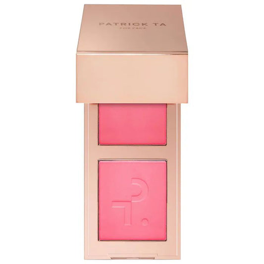 Patrick Ta Mini Major Headlines Double-Take Crème & Powder Blush Duo