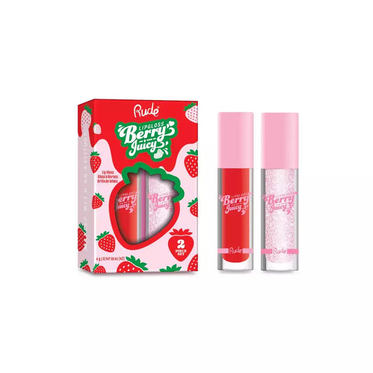 Rude Lip Gloss duo Berry Juicy Rude