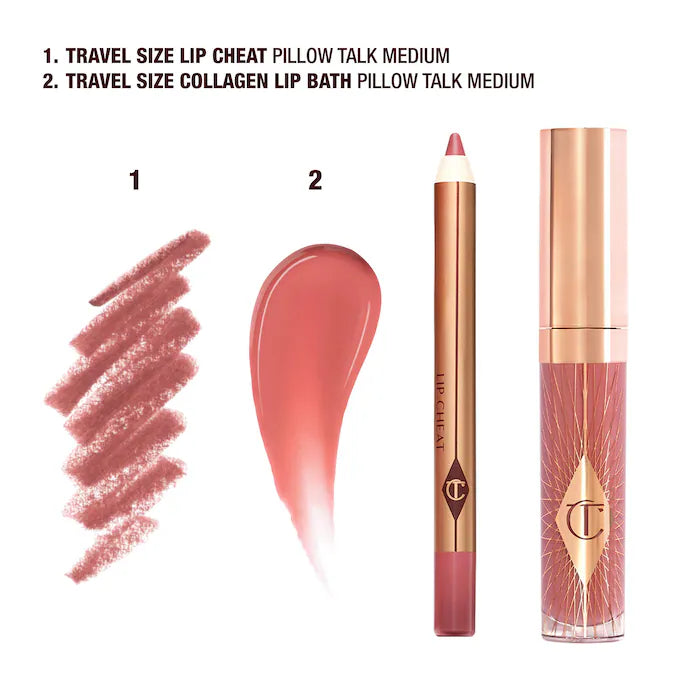 Charlotte Tilbury  Mini Pillow Talk Glossy Lip Duo