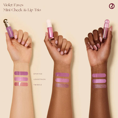 Rare Beauty Violet Faves Mini Cheek & Lip Trio